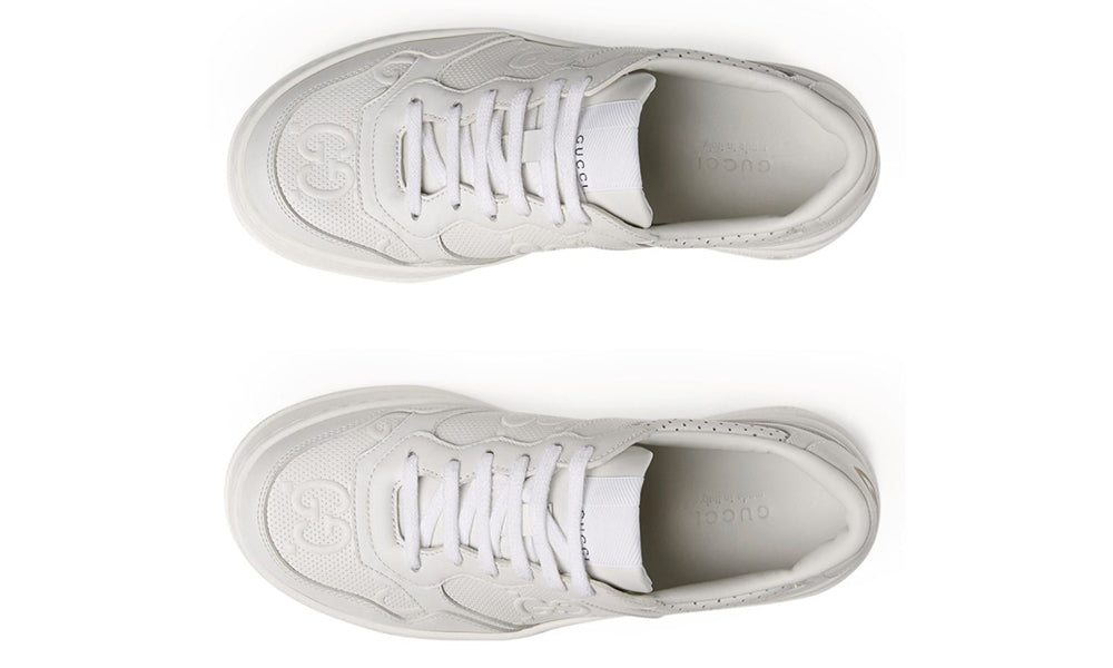 GUCCI Leather Monogram Sneakers - ARABIA LUXURT