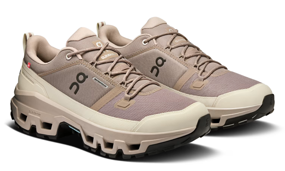 On Cloudrock Low Waterproof 'Cinder Fog' -