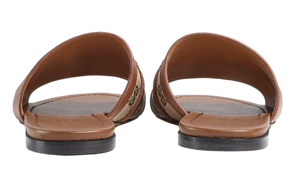 Gucci Slide Sandal With Horsebit "Light Brown" - 