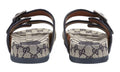 Gucci GG Supreme double-strap sandals - ARABIA LUXURY