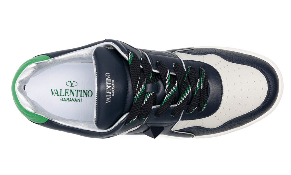 Valentino Garavani panelled low-top sneakers - ARABIA LUXURY
