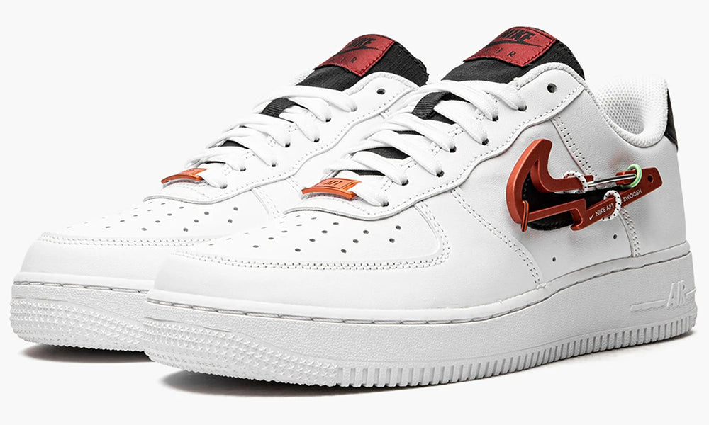 Air Force 1 Low "Carabiner Swoosh Red" - ARABIA LUXURY