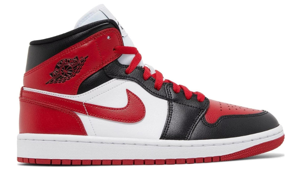 Air Jordan 1 Mid 'Alternate Bred Toe' - ARABIA LUXURY