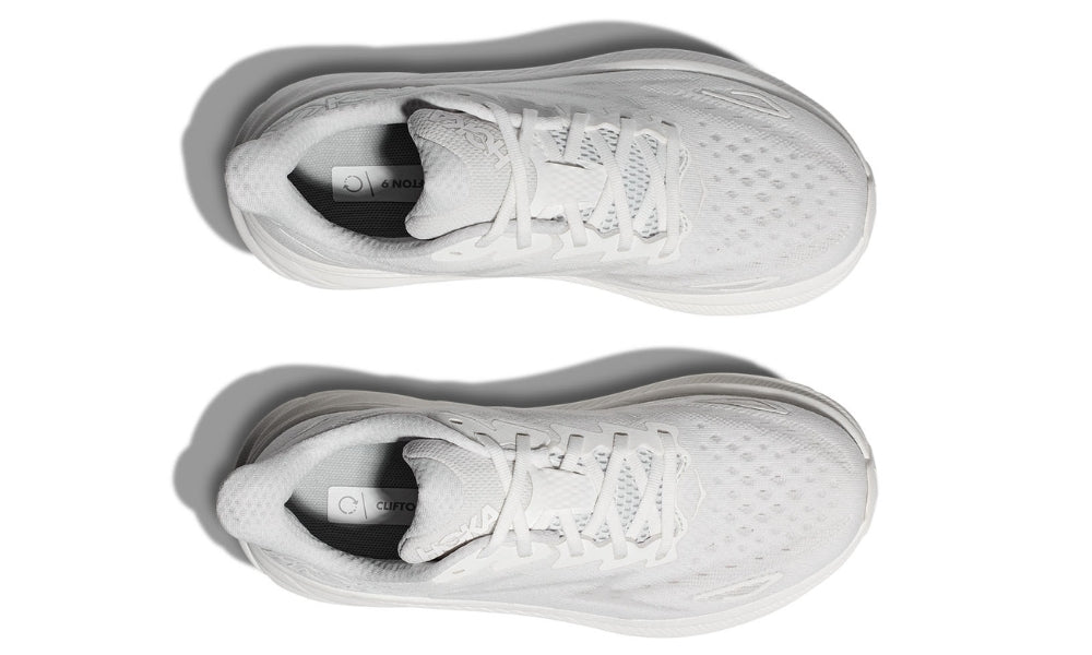 Hoka Clifton 9 'White' - ARABIA LUXURY