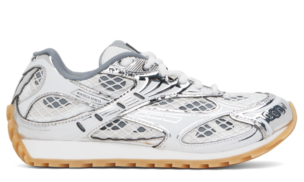 Bottega Veneta Orbit Sneaker 'White Silver' -