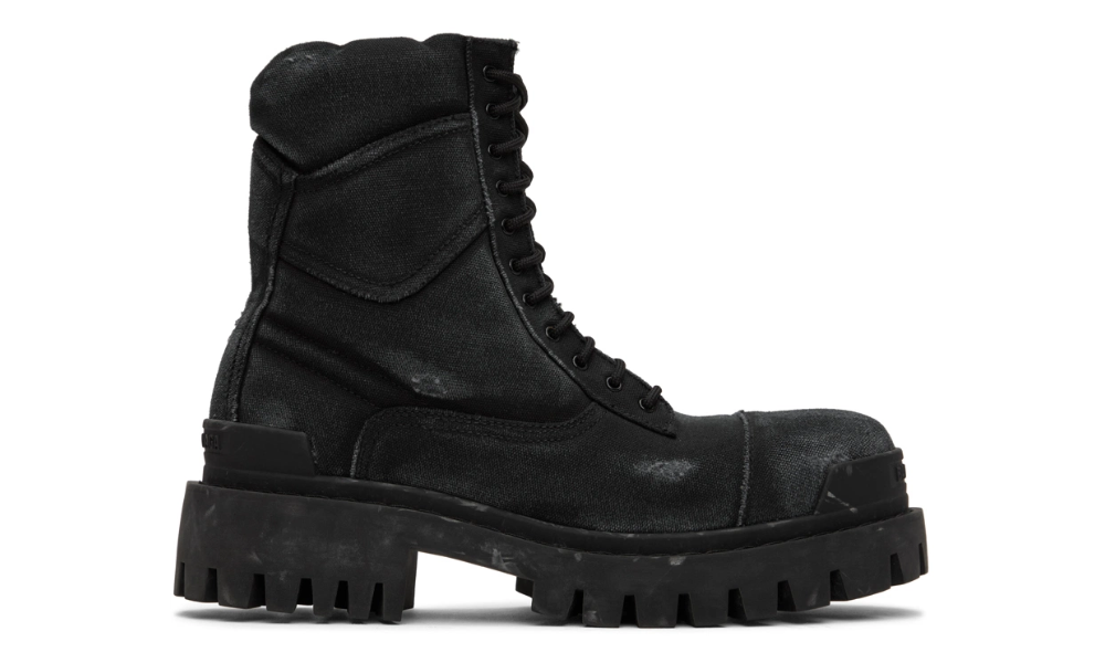 Balenciaga Black Strike Boots "Black" - 