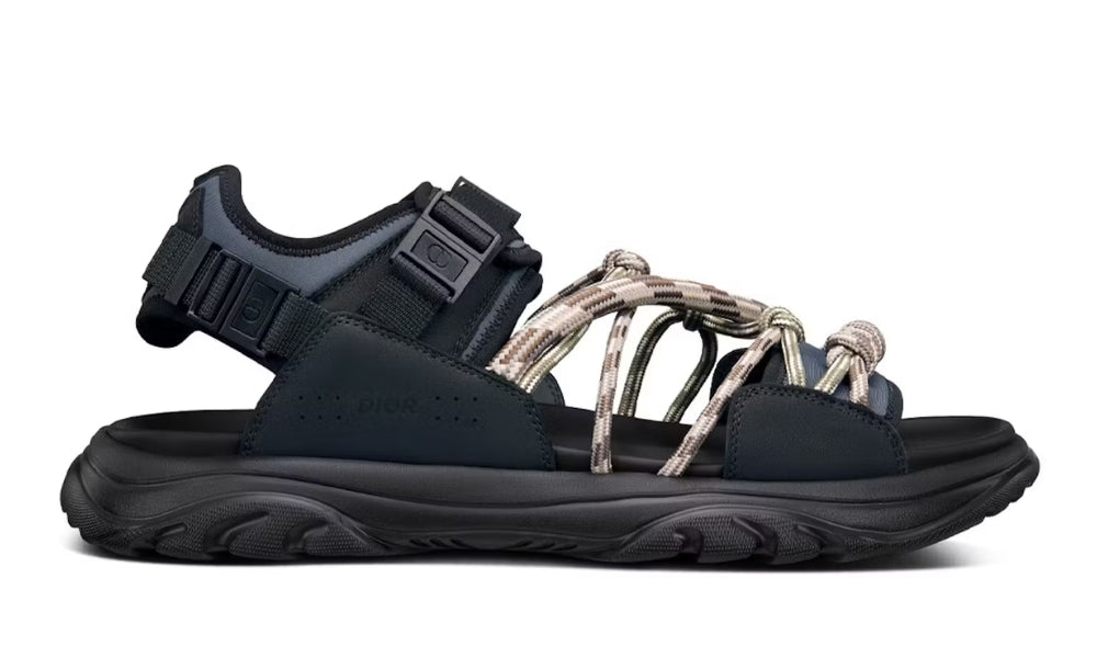 Dior H-Town Sandal 'Black' - ARABIA LUXURY