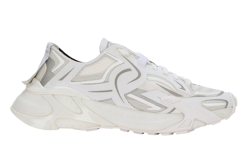 Dolce & Gabbana Technical fabric Fast sneakers 'White' - ARABIA LUXURY