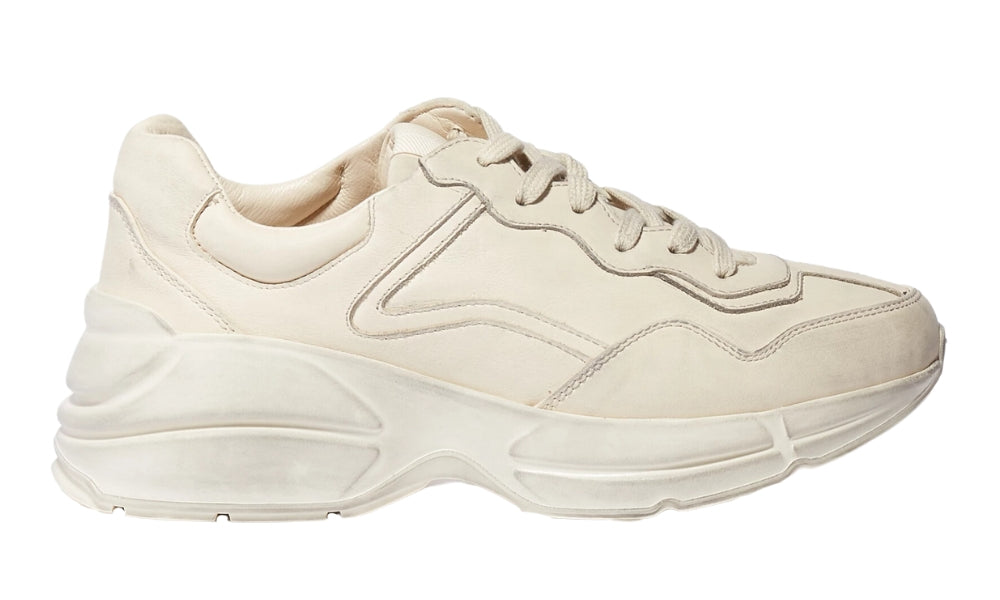 Gucci Ivory Rhyton Chunky Sneakers - ARABIA LUXURY