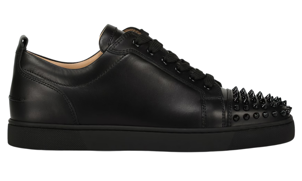 Christian Louboutin Louis Junior Spikes Flat 'Black' -