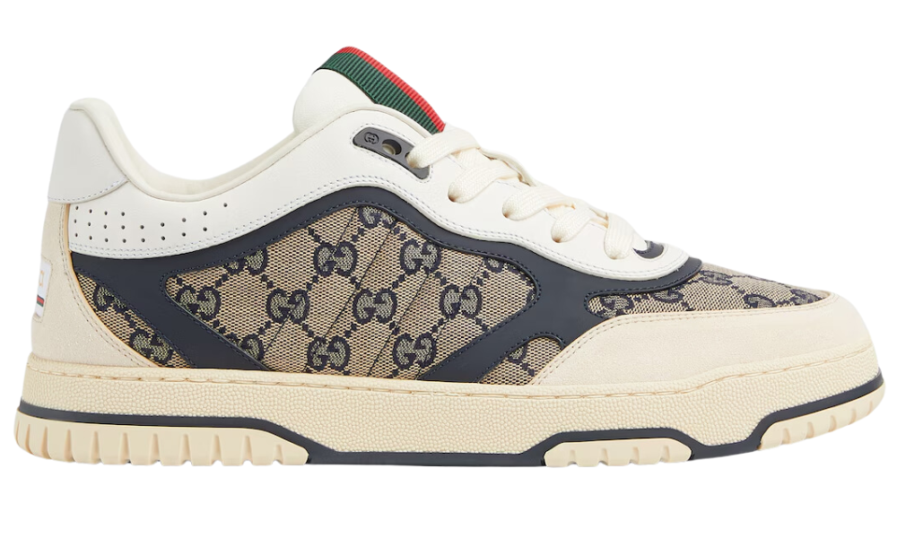 Gucci Re-Web Sneaker 'Beige And Blue' -