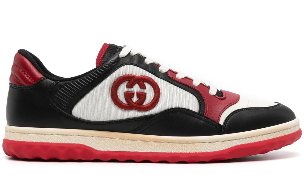 Gucci MAC80 Sneaker 'Black White Red' - ARABIA LUXURY