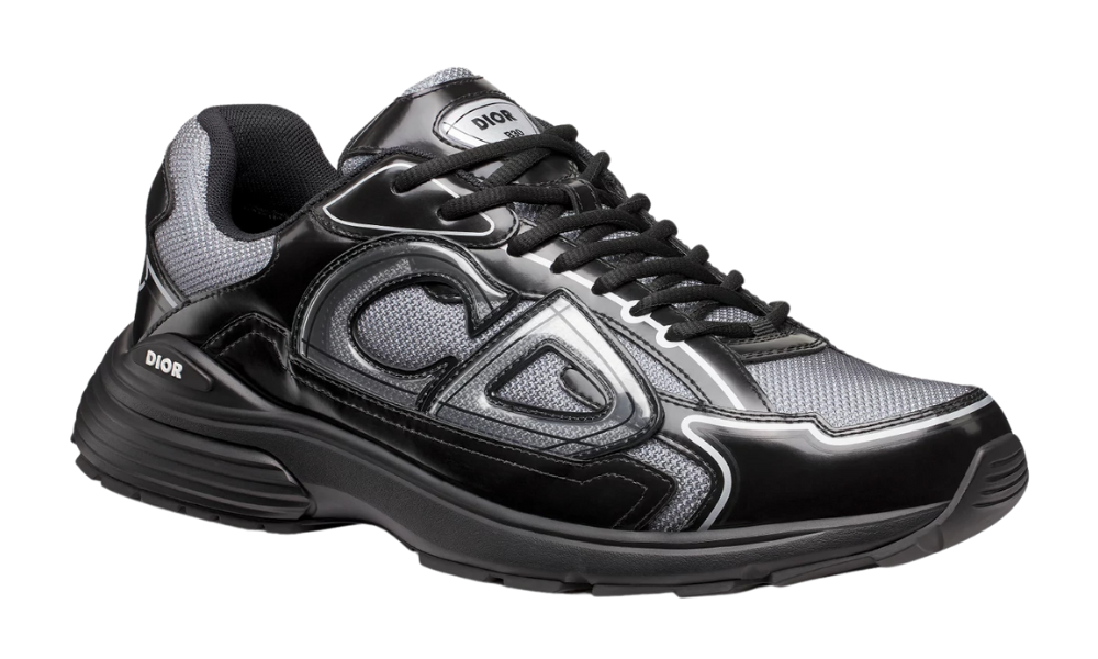 Dior B30 'Light Gray Technical Mesh and Black' -