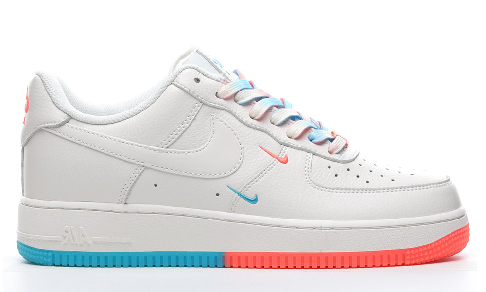 Nike Air Force 1 "07 Low White Blue Orange" - ARABIA LUXURY