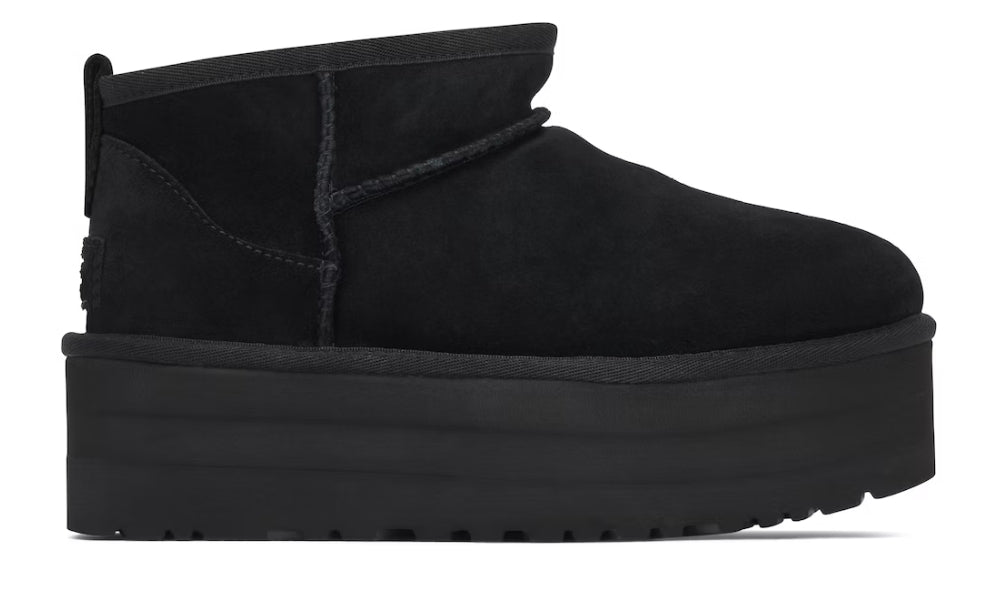 UGG Classic Ultra Mini Platform  'Black' - ARABIA LUXURY