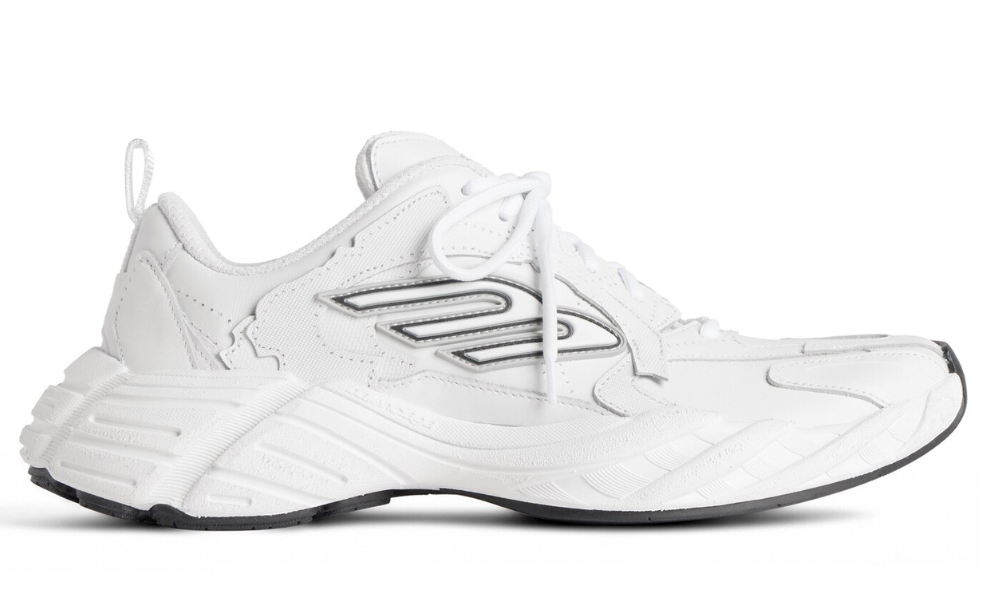 Balenciaga Monday Shoe "White/Black/Grey" - 