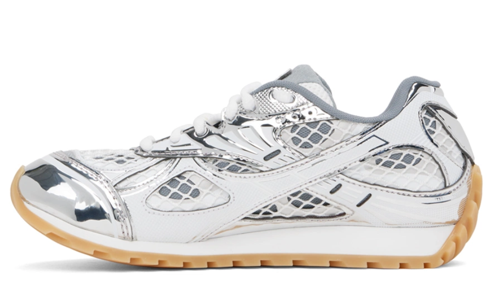 Bottega Veneta Orbit Sneaker 'White Silver' -