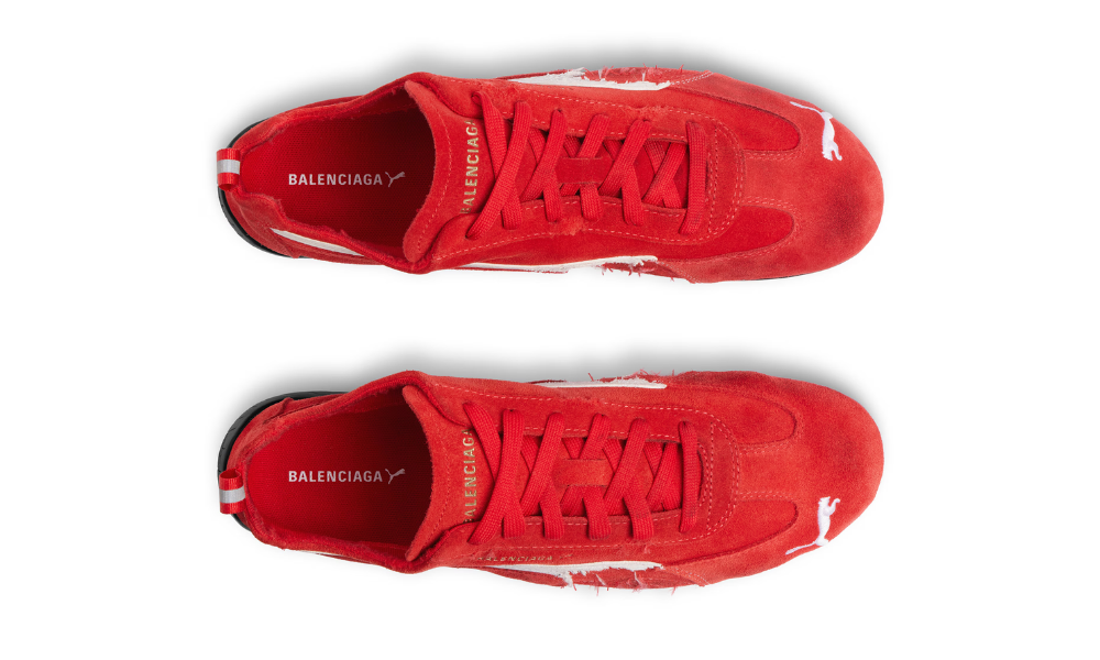 Balenciaga x Puma Speedcat Suede 'Red White' -