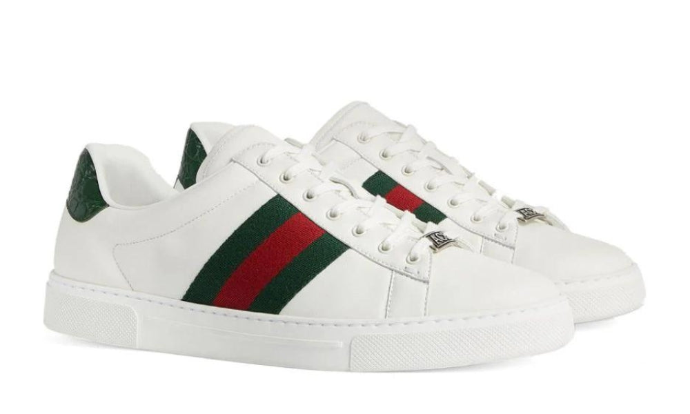 Gucci Ace Leather 'White' - ARABIA LUXURY