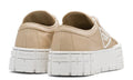 Prada Gabardine Wheel Platform 'Light Brown' - ARABIA LUXURY