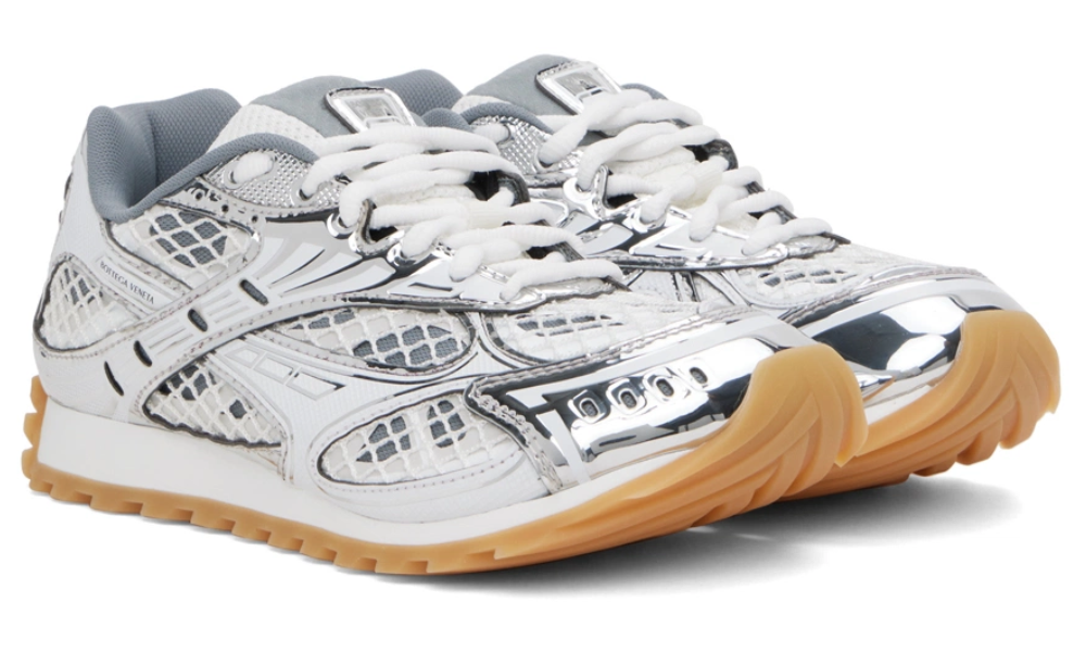 Bottega Veneta Orbit Sneaker 'White Silver' -