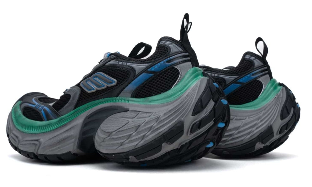 Balenciaga 10XL Sneakers "Black Green" - ARABIA LUXURY