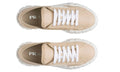 Prada Gabardine Wheel Platform 'Light Brown' - ARABIA LUXURY