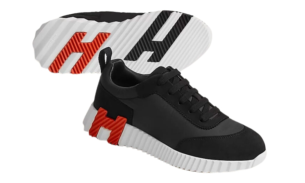 Hermes Bouncing sneaker "Black white" - ARABIA LUXURY