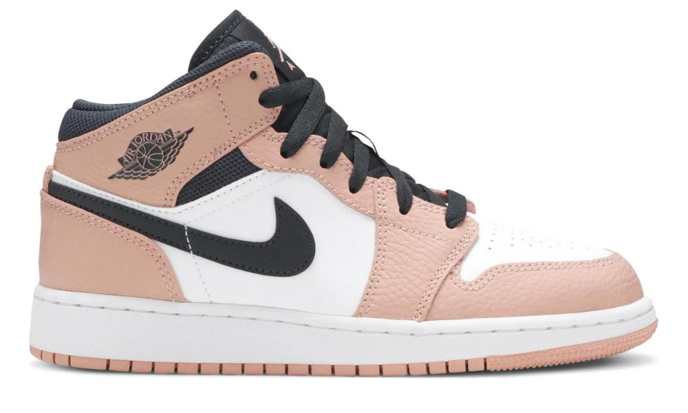 Air Jordan 1 Mid GS 'Pink Quartz' - ARABIA LUXURY