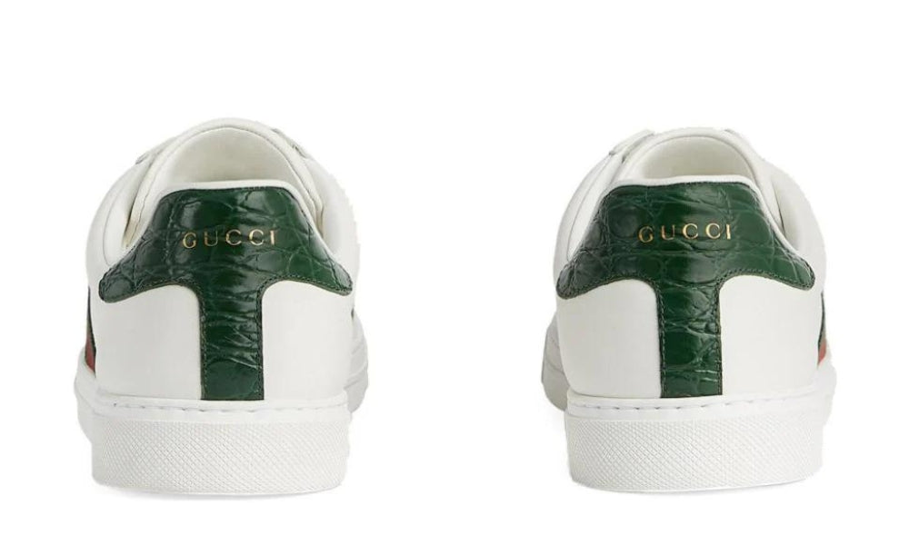 Gucci Ace Leather 'White' - ARABIA LUXURY