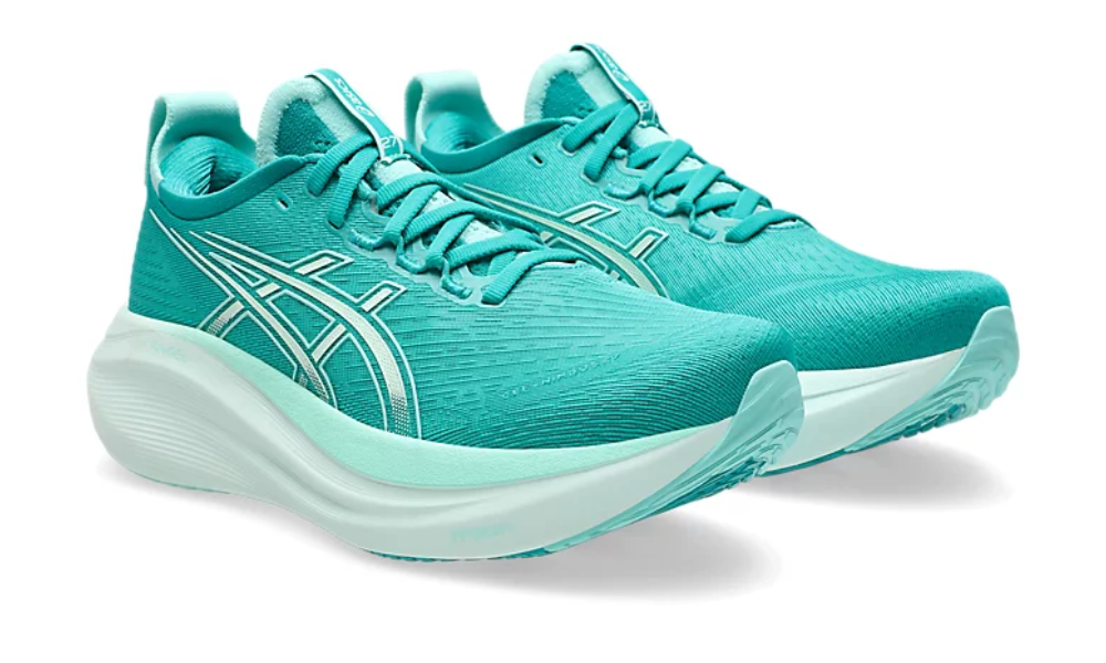 Asics Gel Nimbus 27 " Wave Teal/Illuminate Mint" - 