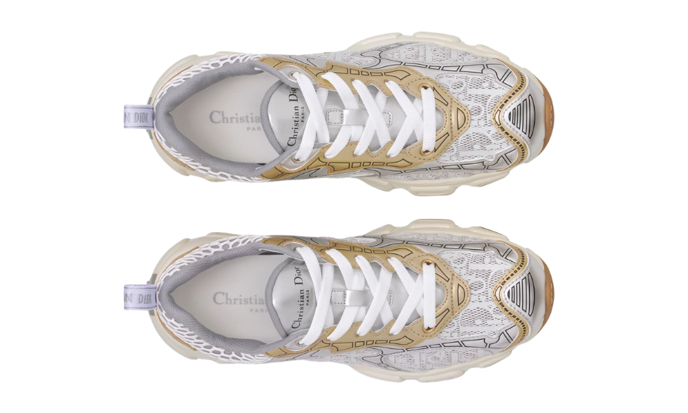 Dior Vibe Sneaker "Gold Silver" - 