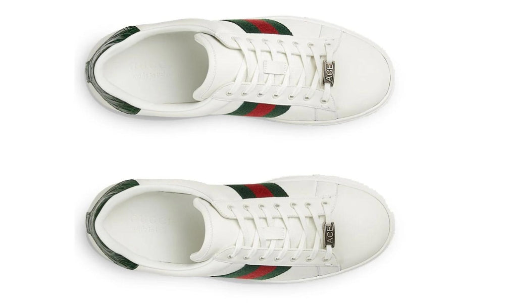 Gucci Ace Leather 'White' - ARABIA LUXURY