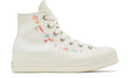 Converse Chuck Taylor All Star Lift Platform 'Embroidered Floral - Egret' - ARABIA LUXURY