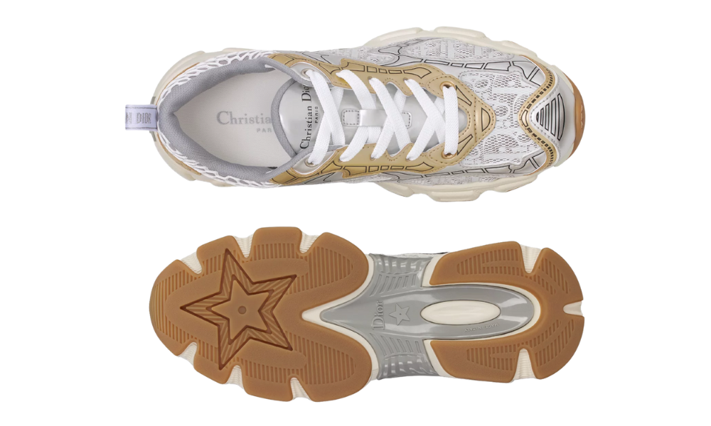 Dior Vibe Sneaker "Gold Silver" - 