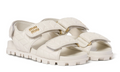 Miu Miu matelassé logo-plaque sandals 