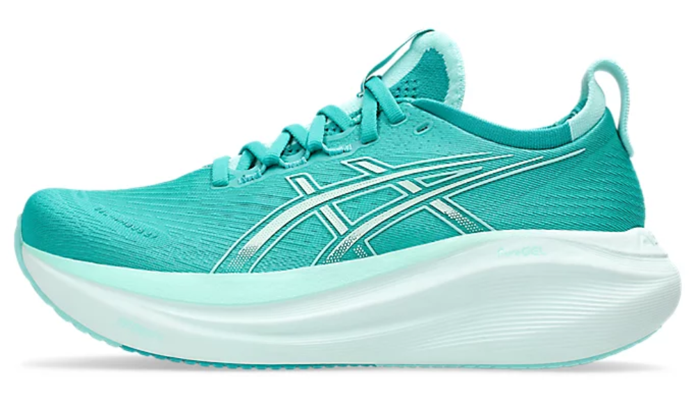 Asics Gel Nimbus 27 " Wave Teal/Illuminate Mint" - 