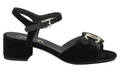 Chanel Sandals Velvet  Strass Metal 