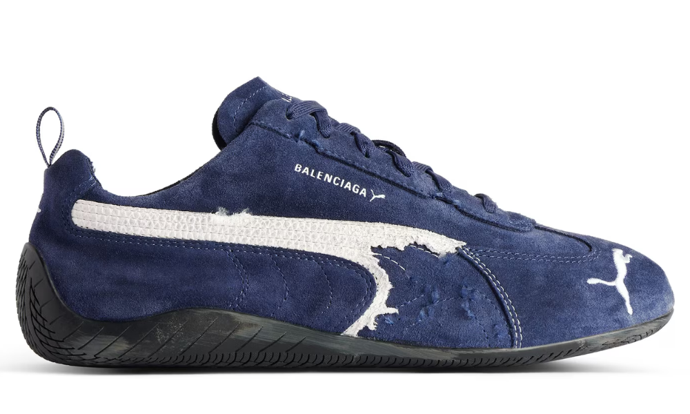 Balenciaga x Puma Speedcat Suede 'Navy White' -