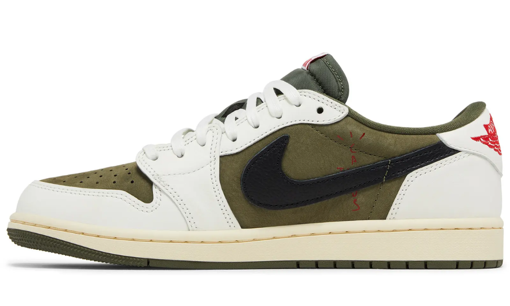 Travis Scott x Nike Air Jordan 1 Retro Low OG SP 'Reverse Olive / Medium Olive' -