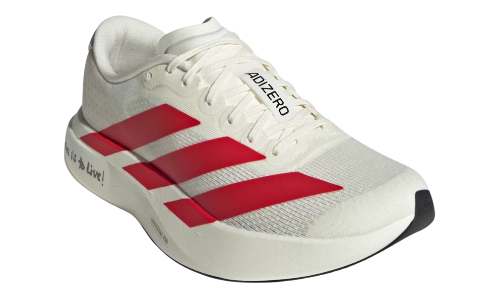 Adidas AdiZero EVO SL "Off White / Better Scarlet / Core Black" - 