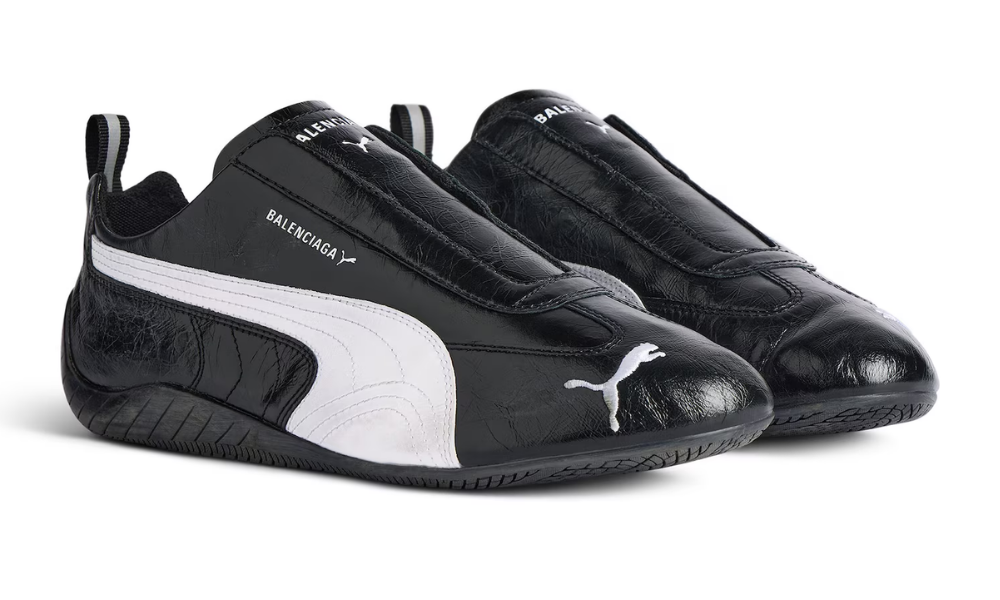 Balenciaga x Puma Speedcat Leather 'Black/  White' -