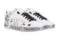 DOLCE & GABBANA  White ‘Portofino’ Sneakers - ARABIA LUXURY