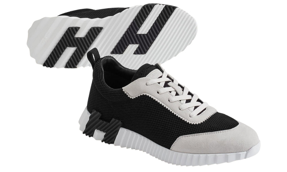 Hermes Bouncing sneaker "Black White" - ARABIA LUXURY