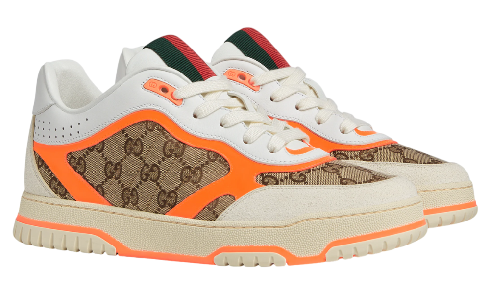 Gucci Re-Web Sneaker 'GG Canvas - Beige Orange' -