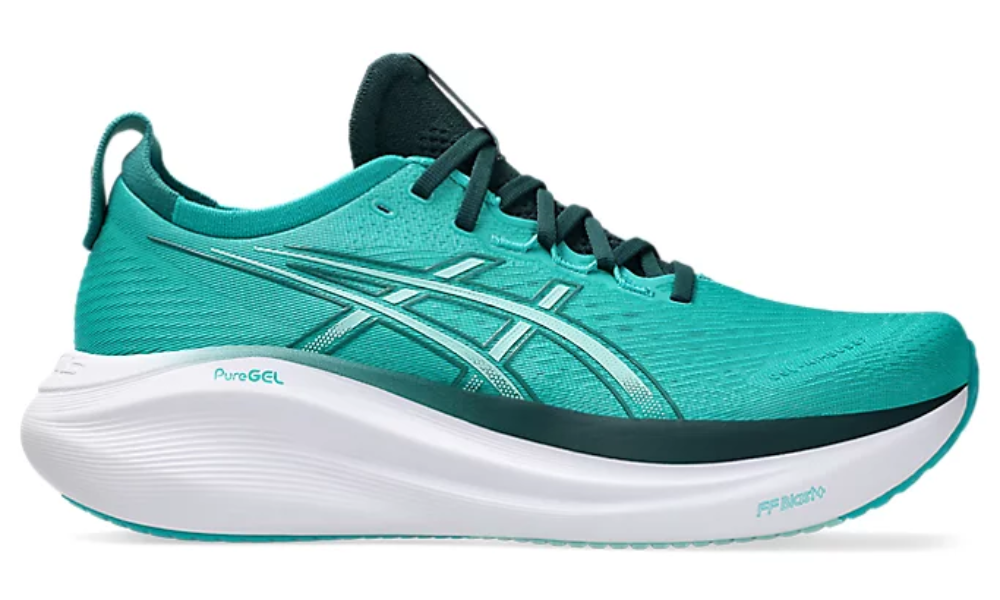 Asics Gel Nimbus 27 "Wave Teal/Saxon Green" - 