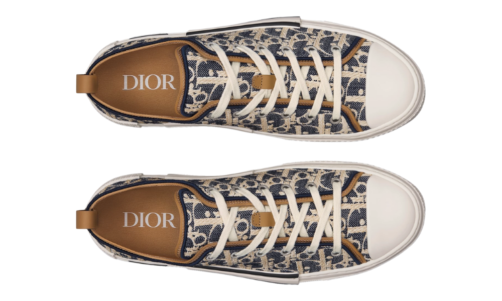 Dior B23 League Low-Top Sneaker "Blue and Beige" - 