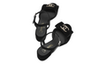 Chanel Sandals Velvet  Strass Metal 