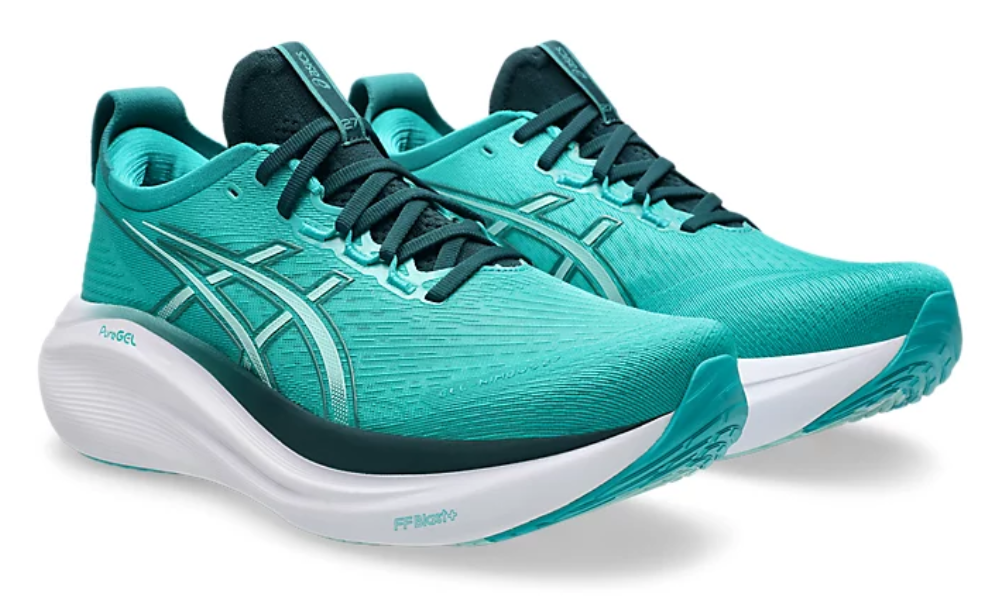 Asics Gel Nimbus 27 "Wave Teal/Saxon Green" - 