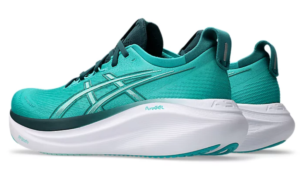 Asics Gel Nimbus 27 "Wave Teal/Saxon Green" - 